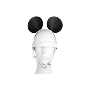 Mouse Jockey Head Gear in Black