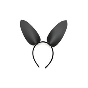 Rabbit Head Piece in Black