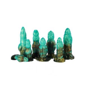 Green & Bronze Fantasy Wand Dildo