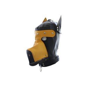 Horse Mask in Yellow / Black