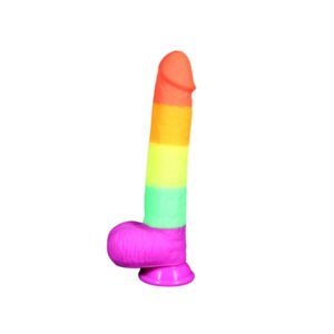 Rainbow Pride Dildo L