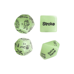4pcs Glowing Sex Dice Set