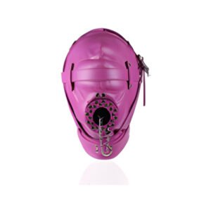Pleather Gas Mask in Pink