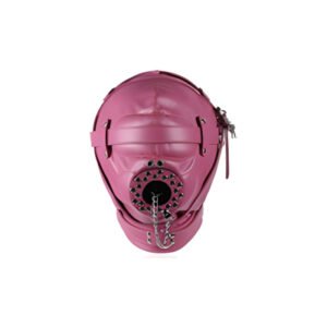 Pleather Gas Mask in Pink