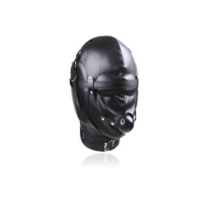 Fully Face Closure with Ball Gag in Black