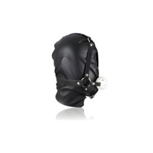 Fully Face Closure with Ball Gag in Black