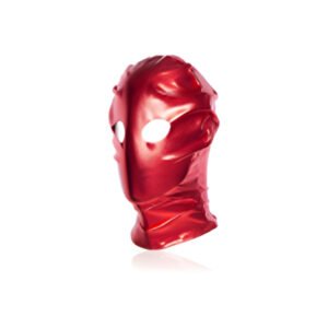 Face Mask Eyes Only in Red Gloss