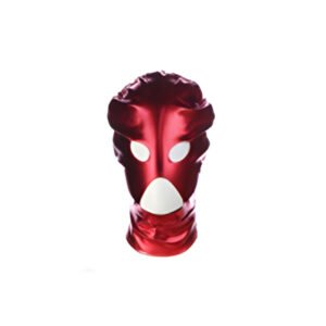 Face Mask Eyes & Mouth Open in Red Gloss