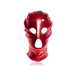 Face Mask Eyes & Mouth Open in Red Gloss