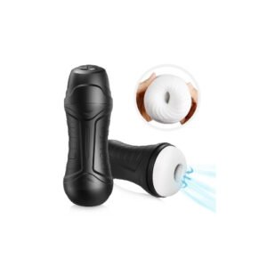 Vibrating Male Masturbator Sleeve: 10 Frequency, Sucking, USB Charge