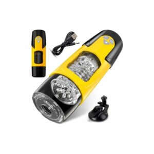 Thrusting Rotating Automatic Male Masturbator with Suction Cup: 7 Rotating, 3 Thrusting, USB Charge