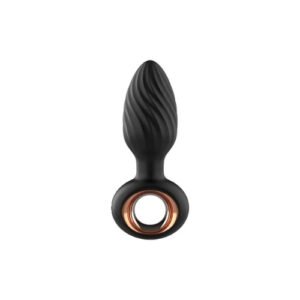 Revolve & Twist Anal Vibrator Plug: 9 Frequency & Rotation, USB Charge