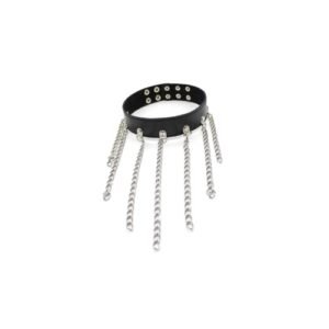 PU Letaher with Chain Fringe