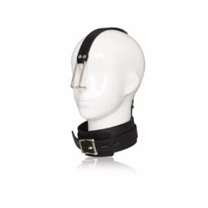 PU Leather Neck Constraint with Nose Insert