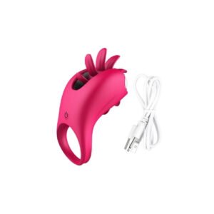 Clitoral Spinner Cock Ring: 10 Frequency, USB Charge