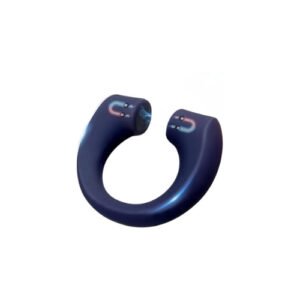 Flexible Magnetic Vibrating Cock Ring: 10 Frequency Remote Control, USB Charge