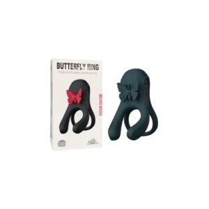 3in1 Butterfly Cock Ring: 10 Frequency, USB Charge