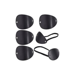 Solid PU Leather Blindfold