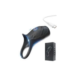 Vibrating Sleeve with Delay Function: 10 Frequency, USB Charge
