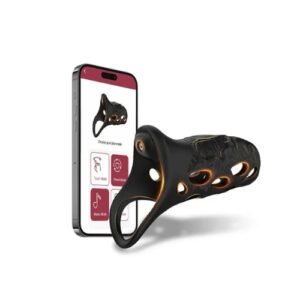 App Controlled Vibrating Cock Sleeve: 9 Frequency, USB Charge, App Control