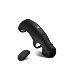 Vibrating Triple Cock Ring: 9 Frequency, Remote Control, USB Charge